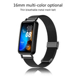 16mm Milan Stainless Steel Metal Mesh Watch Band, For Huawei Band 8