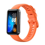 16mm Solid Color Silicone Replacement Watch Band, For Huawei Band 8