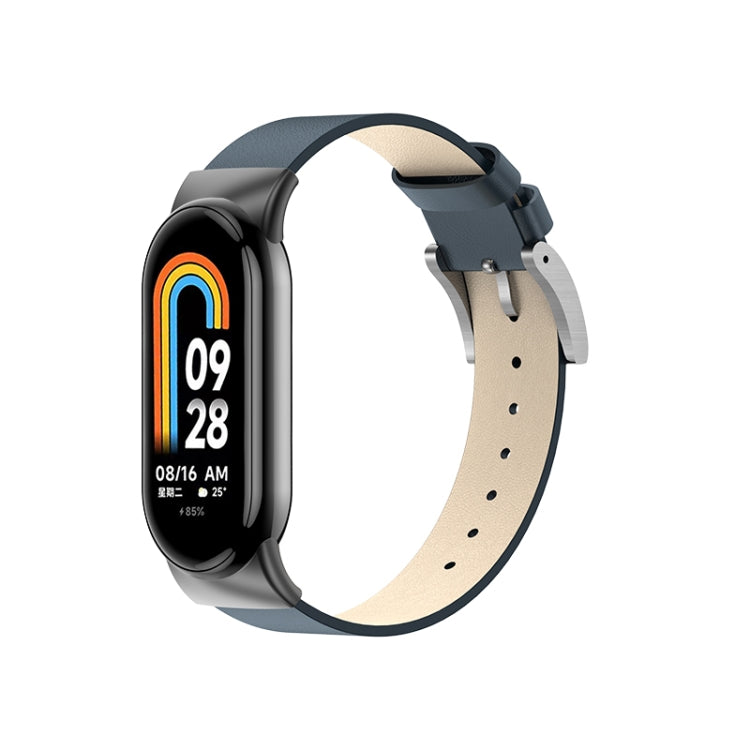 Leather Replacement Watch Band, For Xiaomi Mi Band 8