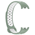 Sports Two Color Silicone Watch Band, For Xiaomi Mi Band 8
