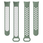 Sports Two Color Silicone Watch Band, For Xiaomi Mi Band 8