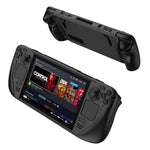 Étui de console de jeu anti-chute contrasté GKK pour Steam Deck, étui GKK (noir), étui GKK (rouge), étui GKK (bleu)