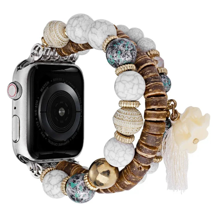 Bracelet de montre éléphant à perles, Pour Apple Watch 2 42 mm, Pour Apple Watch 2 38 mm, Pour Apple Watch 42 mm, Pour Apple Watch 38 mm