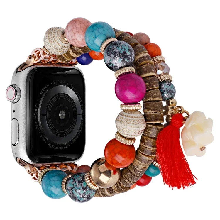 Bracelet de montre éléphant à perles, Pour Apple Watch 2 42 mm, Pour Apple Watch 2 38 mm, Pour Apple Watch 42 mm, Pour Apple Watch 38 mm