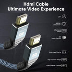 Câble HDMI 2.0 version 4K 60Hz HD, 1 m, 2 m, 3 m, 5 m
