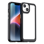 Coque de téléphone en acrylique + TPU série colorée, pour iPhone 15