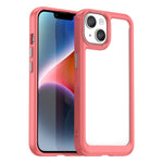 Coque de téléphone en acrylique + TPU série colorée, pour iPhone 15