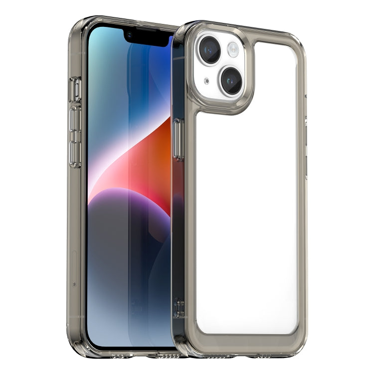 Coque de téléphone en acrylique + TPU série colorée, pour iPhone 15