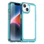 Coque de téléphone en acrylique + TPU série colorée, pour iPhone 15