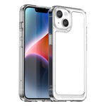 Coque de téléphone en acrylique + TPU série colorée, pour iPhone 15