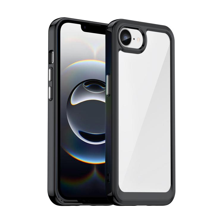Coque de téléphone colorée en acrylique + TPU, Pour iPhone 17e / 16e, Pour iPhone 16 Pro Max, Pour iPhone 16 Pro, Pour iPhone 16 Plus, Pour iPhone 16, Pour iPhone 15 Pro Max, Pour iPhone 15 Pro, Pour iPhone 15 Plus