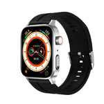Montre connectée GT22 avec écran TFT de 1,85 pouce, bracelet en silicone, compatible avec les appels Bluetooth, mesure de l'oxygène sanguin, de la température corporelle, des arythmies et de la fréquence cardiaque.