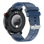 T52 Montre intelligente étanche IP67 à écran 1,39 pouce, bracelet en silicone, supporte appel Bluetooth / oxygène sanguin / surveillance de la température corporelle, bracelet en silicone (bleu), bracelet en silicone (noir), bracelet en cuir (rouge)