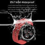 T52 Montre intelligente étanche IP67 à écran 1,39 pouce, bracelet en silicone, supporte appel Bluetooth / oxygène sanguin / surveillance de la température corporelle, bracelet en silicone (bleu), bracelet en silicone (noir), bracelet en cuir (rouge)