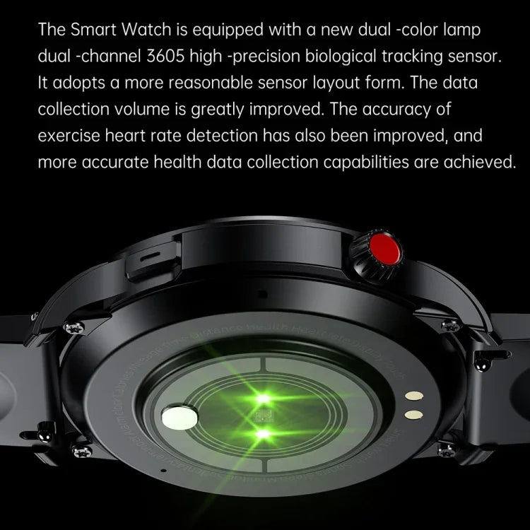T52 Montre intelligente étanche IP67 à écran 1,39 pouce, bracelet en silicone, supporte appel Bluetooth / oxygène sanguin / surveillance de la température corporelle, bracelet en silicone (bleu), bracelet en silicone (noir), bracelet en cuir (rouge)
