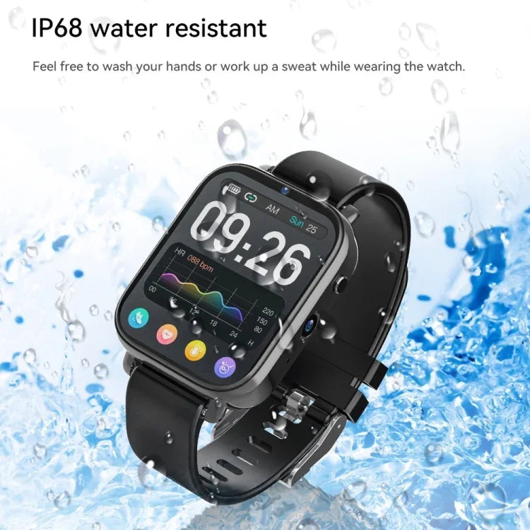 Montre connectée Z20 1,75 pouce 4G LTE sous Android 9, 4 Go + 128 Go