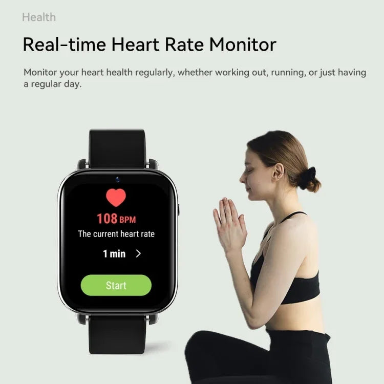 Montre connectée Z20 1,75 pouce 4G LTE sous Android 9, 4 Go + 128 Go