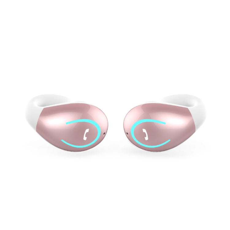 Écouteurs Bluetooth stéréo sans fil YX08 ultra-légers à crochets d'oreille, V5.0, binauraux, doubles