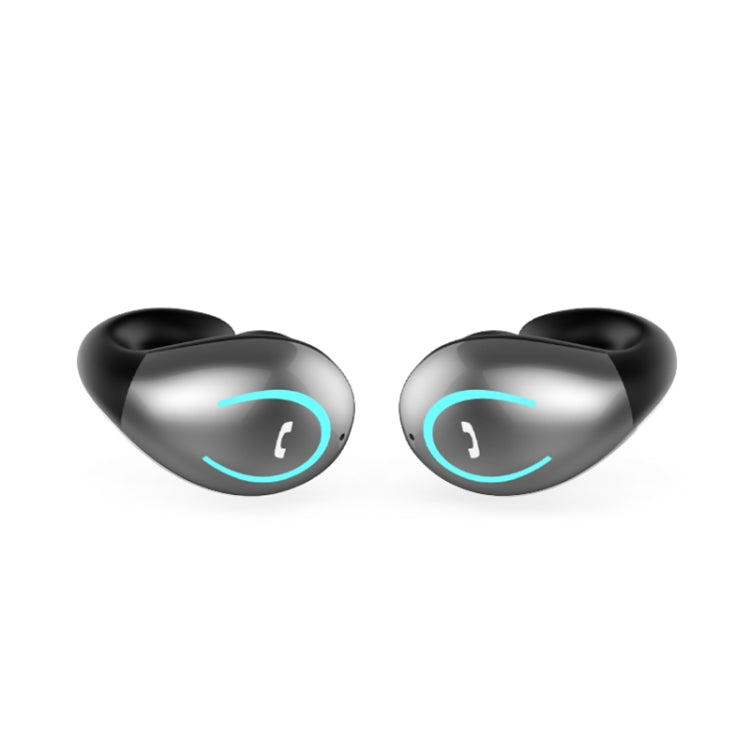 Écouteurs Bluetooth stéréo sans fil YX08 ultra-légers à crochets d'oreille, V5.0, binauraux, doubles