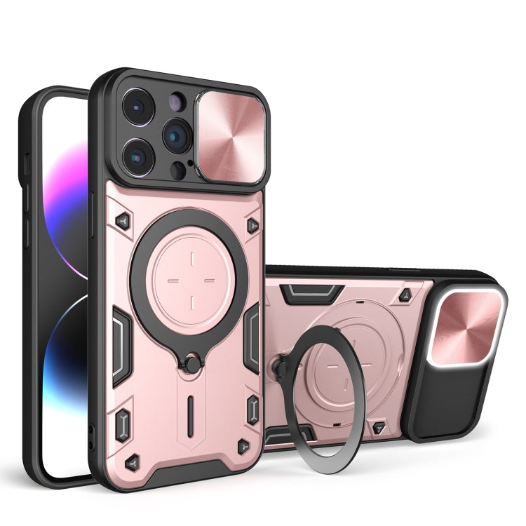 Coque de téléphone à texture CD avec support magnétique coulissant Camshield, pour iPhone 14 Pro Max, iPhone 13 Pro Max, iPhone 13 Pro, iPhone 13, iPhone 12, iPhone 12 Pro Max, iPhone 12 Pro, iPhone 11 Pro Max