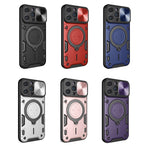 Coque de téléphone à texture CD avec support magnétique coulissant Camshield, pour iPhone 14 Pro Max, iPhone 13 Pro Max, iPhone 13 Pro, iPhone 13, iPhone 12, iPhone 12 Pro Max, iPhone 12 Pro, iPhone 11 Pro Max