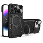 Coque de téléphone avec support magnétique coulissant à texture CD, pour iPhone 17e / 16e, pour iPhone 17 Pro Max, pour iPhone 17 Pro, pour iPhone 17, pour iPhone Air, pour iPhone 16 Pro Max, pour iPhone 16 Pro, pour iPhone 16 Plus