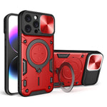 Coque de téléphone avec support magnétique coulissant à texture CD, pour iPhone 17e / 16e, pour iPhone 17 Pro Max, pour iPhone 17 Pro, pour iPhone 17, pour iPhone Air, pour iPhone 16 Pro Max, pour iPhone 16 Pro, pour iPhone 16 Plus