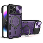 Coque de téléphone avec support magnétique coulissant à texture CD, pour iPhone 17e / 16e, pour iPhone 17 Pro Max, pour iPhone 17 Pro, pour iPhone 17, pour iPhone Air, pour iPhone 16 Pro Max, pour iPhone 16 Pro, pour iPhone 16 Plus