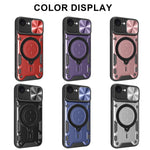 Coque de téléphone avec support magnétique coulissant à texture CD, pour iPhone 17e / 16e, pour iPhone 17 Pro Max, pour iPhone 17 Pro, pour iPhone 17, pour iPhone Air, pour iPhone 16 Pro Max, pour iPhone 16 Pro, pour iPhone 16 Plus