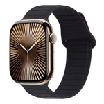 Bracelet de montre en silicone magnétique avec boucle, Pour Apple Watch Series 10 46mm, Pour Apple Watch Series 10 42mm, Pour Apple Watch SE 2023 44mm