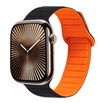 Bracelet de montre en silicone magnétique avec boucle, Pour Apple Watch Series 10 46mm, Pour Apple Watch Series 10 42mm, Pour Apple Watch SE 2023 44mm