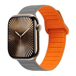 Bracelet de montre en silicone magnétique avec boucle, Pour Apple Watch Series 10 46mm, Pour Apple Watch Series 10 42mm, Pour Apple Watch SE 2023 44mm