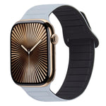 Bracelet de montre en silicone magnétique avec boucle, Pour Apple Watch Series 10 46mm, Pour Apple Watch Series 10 42mm, Pour Apple Watch SE 2023 44mm