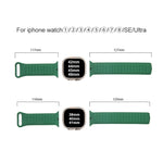 Bracelet de montre magnétique en silicone à boucle, pour Apple Watch SE 2023 40mm, pour Apple Watch Ultra 2 49mm, pour Apple Watch 9 45mm