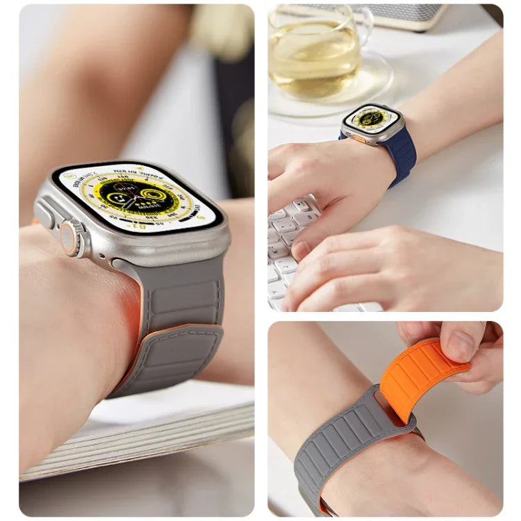Loop Magnetic Silicone Watch Band, For Apple Watch 38mm