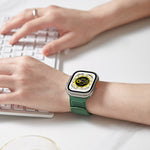 Bracelet de montre en silicone magnétique à boucle, pour Apple Watch 5 44mm, pour Apple Watch 5 40mm, pour Apple Watch 4 44mm