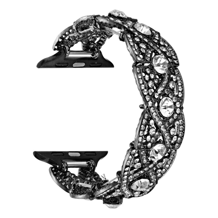 Bracelet de montre en métal torsadé avec diamants, pour Apple Watch 2 42mm, pour Apple Watch 2 38mm, pour Apple Watch 42mm, pour Apple Watch 38mm