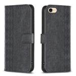 Plaid Embossed Leather Phone Case, For iPhone SE 2022 / 7 / 8, For iPhone 15, For iPhone 7 Plus / 8 Plus