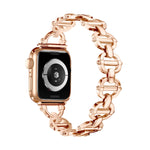 Bracelet de montre en métal à boucle échelle