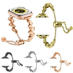 Bracelet de montre en métal ondulé, pour Apple Watch 2 42mm, pour Apple Watch 2 38mm, pour Apple Watch 42mm, pour Apple Watch 38mm