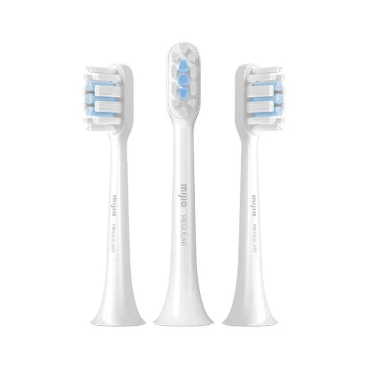 Têtes de brosse standard Xiaomi Mijia originales 3pcs pour brosse à dents électrique sonique T301 / T302, brosses T301 & T302 (blanc), brosses T301 & T302 (noir)