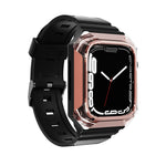 Armor Case Integrated TPU Watch Band, For Apple Watch SE 2025 / 2023 44mm, For Apple Watch SE 2025 / 2023 40mm, For Apple Watch Series 11 / 10 42mm, For Apple Watch Ultra 3 / 2 49mm, For Apple Watch 9 45mm, For Apple Watch 9 41mm                       ...
