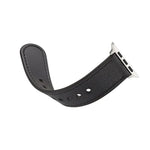 Bracelet de montre en TPU et cuir véritable à boucle unique