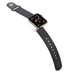 Bracelet de montre en TPU et cuir véritable à boucle unique