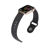 Bracelet de montre en TPU et cuir véritable à boucle unique
