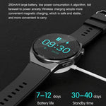 Montre connectée TK20 avec bracelet en silicone de 1,39 pouce, prend en charge l'ECG / le suivi des familles à distance / la surveillance de la température corporelle, bracelet en silicone (rouge), bracelet en silicone (noir), bracelet en silicone (bleu)