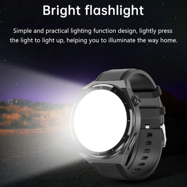 Montre connectée TK20 avec bracelet en silicone de 1,39 pouce, prend en charge l'ECG / le suivi des familles à distance / la surveillance de la température corporelle, bracelet en silicone (rouge), bracelet en silicone (noir), bracelet en silicone (bleu)
