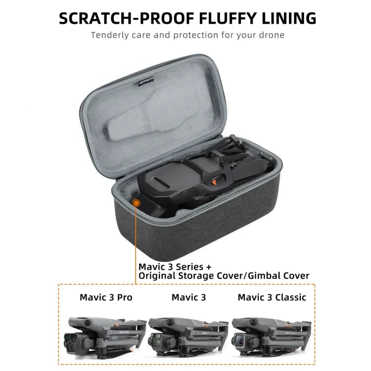 Sac de rangement Sunnylife, pour drone DJI Mavic 3 Classic / 3 (sac pour corps de drone)