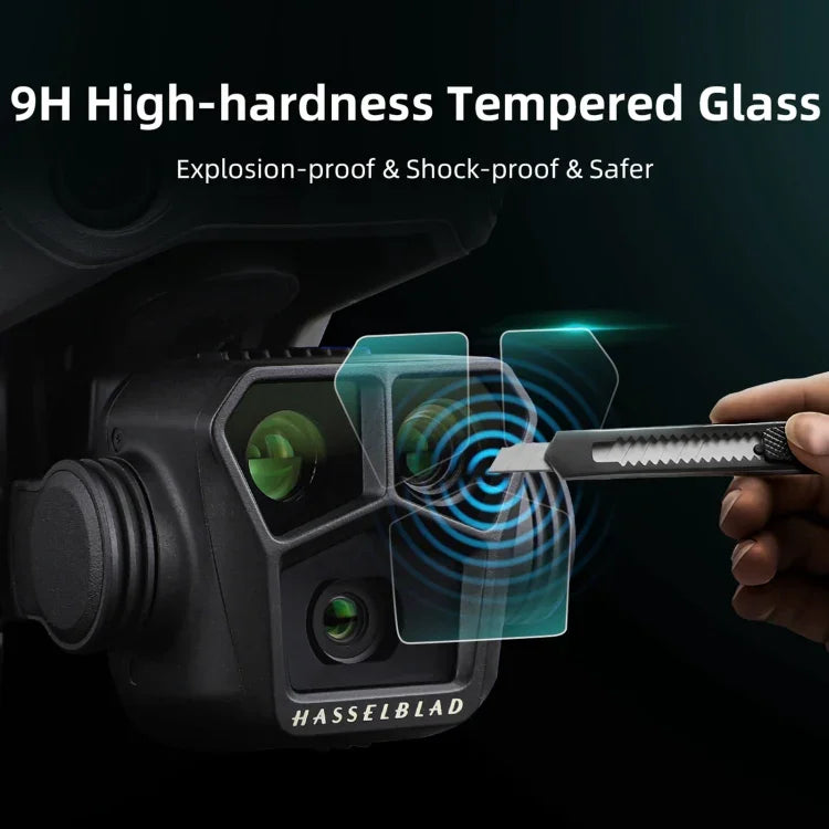 Sunnylife M3P-BHM578 - Lot de 2 films de protection en verre trempé anti-explosion HD pour DJI Mavic 3 Pro