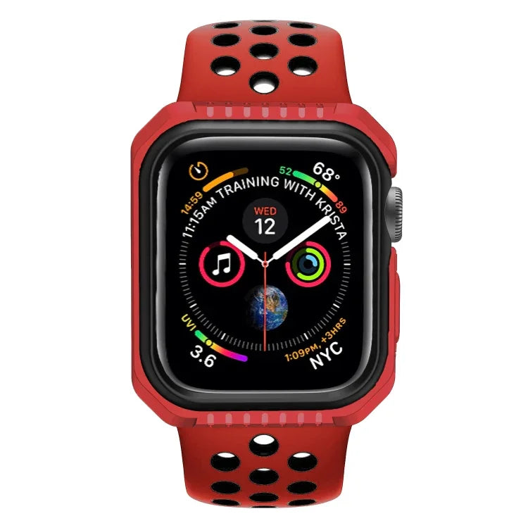 Shockproof Two Color Protective Case, For Apple Watch Series Series 3 & 2 & 1 42mm, For Apple Watch Series 6 & SE & 5 & 4 44mm